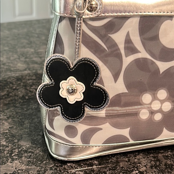 Vera Bradley Night & Day 2010Spring Pattern Zipped Travel Mesh Outer w/Liner GUC - Picture 7 of 16